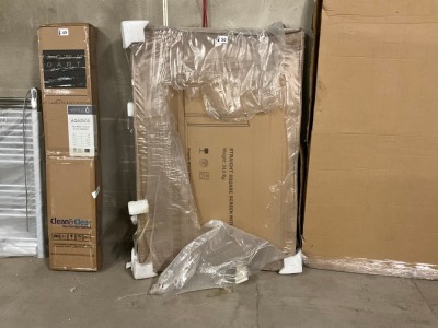 Straight Square Screen With Panel Adjustment 985-1005mm