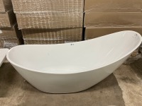 Viktor Benson Elemi Modern Freestanding Slipper Bath 1750x750mm - 2