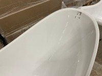 Viktor Benson Elemi Modern Freestanding Slipper Bath 1750x750mm - 5