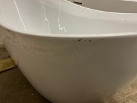 Viktor Benson Elemi Modern Freestanding Slipper Bath 1750x750mm - 11
