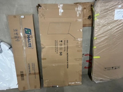 900x1850mm Wetroom Screen