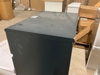 Traditional Anthracite WC Unit With White Toilet Pan & Soft Close Seat - 6