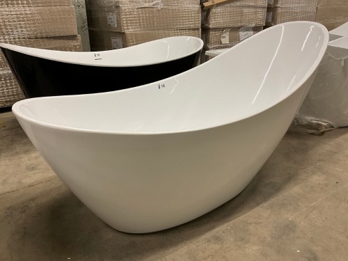 Viktor Benson Elemi Modern Freestanding Slipper Bath 1750x750mm