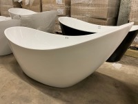 Viktor Benson Elemi Modern Freestanding Slipper Bath 1750x750mm - 3
