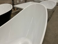 Viktor Benson Elemi Modern Freestanding Slipper Bath 1750x750mm - 5