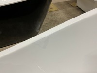 Viktor Benson Elemi Modern Freestanding Slipper Bath 1750x750mm - 8