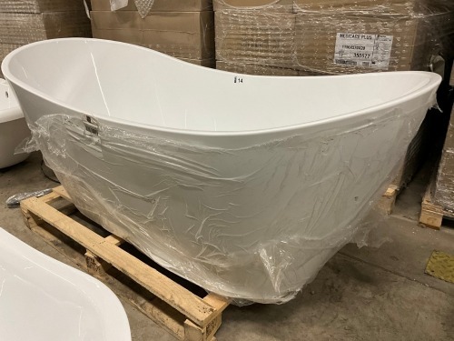 Viktor Benson Tahoe Freestanding Double Ended Bath 1800x800mm (Damaged)
