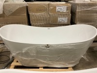 Viktor Benson Tahoe Freestanding Double Ended Bath 1800x800mm (Damaged) - 10