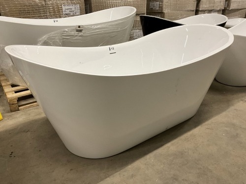 Viktor Benson Taha 1700x800mm Freestanding Double Ended Bath&nbsp;