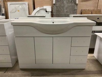 Approx. 1200mm Floor Standing Vanity Unit