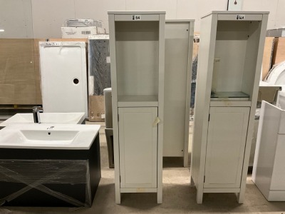 Tall Floor Standing Bathroom Storage Unit