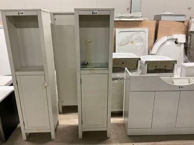 Tall Floor Standing Bathroom Storage Unit