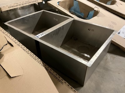 Approx. 760x440mm Double Bowl Kitchen Sink