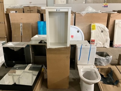 Tall Floor Standing Bathroom Storage Unit