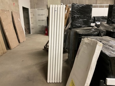Approx. 1800x370 Vertical Radiator (White)