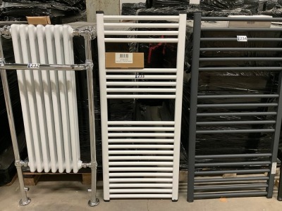 Approx. 500x12000mm Heated Towel Radiator (White)