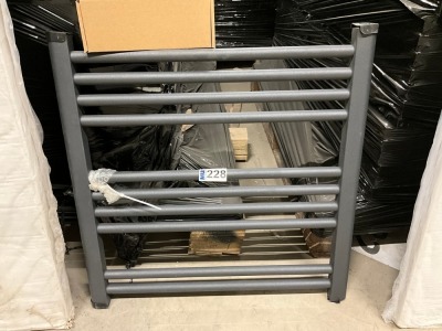 Approx. 600x610mm Heated Towel Radiator (Anthracite)