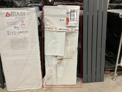 Approx. 1200x500mm Heated Towel Radiator (Matt Black)