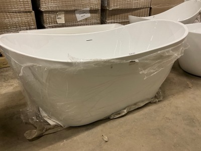 Viktor Benson Taha 1700x800mm Freestanding Double Ended Bath