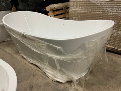 Viktor Benson Tahoe Freestanding Double Ended Bath 1800x800mm