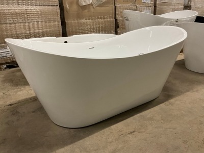 Viktor Benson Taha 1700x800mm Freestanding Double Ended Bath