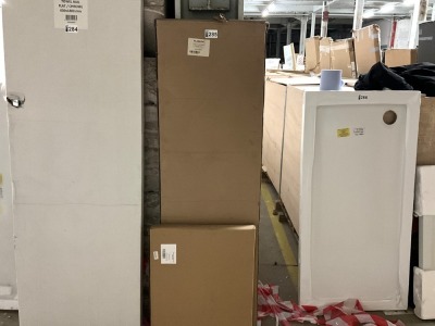 Victoriana&nbsp;1700mm Flat Panel & 700 End Panel (Charcoal Grey)