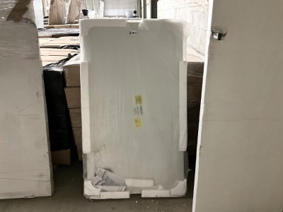 1400x800 &nbsp;Acrylic Capped Stone Resin Shower Low Profile Tray White