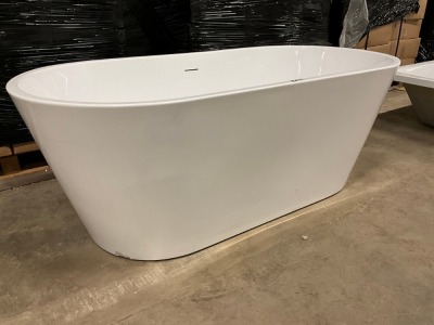 Viktor Benson Cancun 1600x775mm Freestanding Double Ended Bath