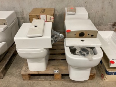 Pallet of Assorted Toilets