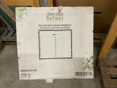 Bella LED Mirror Cabinet Approx. 700x800mm