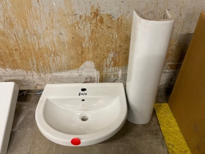 Approx. 550mm Basin & Pedestal