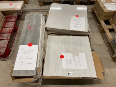 Pallet of Assorted Tiles