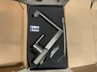 Abode Indus Single Lever Mixer Tap AT1119 (Brushed Nickel)