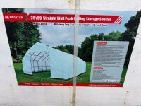 APPROX. 30ft x 50ft&nbsp; UNUSED STORAGE SHELTER&nbsp; - 8