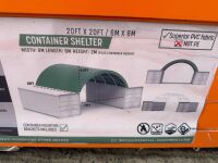 APPROX. 20ft x 20ft UNUSED CONTAINER SHELTER&nbsp; - 8