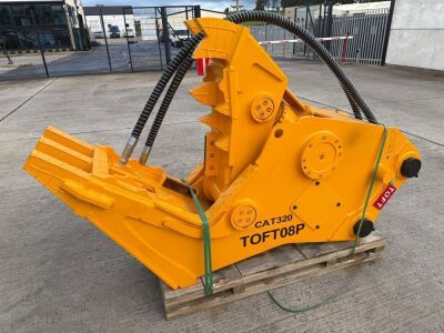UNUSED TOFT 08P HYDRAULIC PULVERISER TO SUIT 20 TON EXCAVATOR