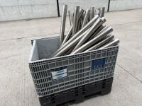 CRATE TO INC APPROX. 30No. STAINLESS STEEL BOLLARDS&nbsp;