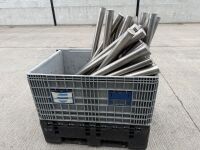 CRATE TO INC APPROX. 30No. STAINLESS STEEL BOLLARDS&nbsp; - 8