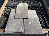 3No. WOODEN CRATES TO INC. APPROX 1500No. 20 x 10 BANGOR BLUE SLATES - 10