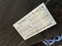 APPROX. 6ft UNUSED 4 IN 1 BUCKET TO SUIT A SKID STEER LOADER - 14