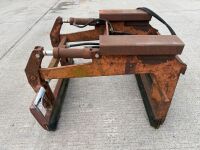 HYDRAULIC SINGLE LIFT BLOCK GRAB TO SUIT FORKLIFT - 2
