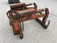 HYDRAULIC SINGLE LIFT BLOCK GRAB TO SUIT FORKLIFT - 6