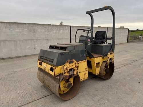BOMAG BW 120 AD-3 DOUBLE DRUM RIDE ON VIBRATING ROLLER