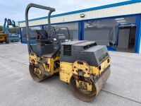BOMAG BW 120 AD-3 DOUBLE DRUM RIDE ON VIBRATING ROLLER - 7