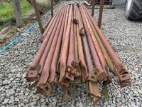 METAL STILLAGE TO INC. APPROX. 15No. ASSORTED 12ft & 6ft BRACE BARS - 2