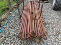 METAL STILLAGE TO INC. APPROX. 15No. ASSORTED 12ft & 6ft BRACE BARS - 3
