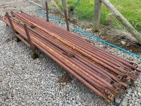 METAL STILLAGE TO INC. APPROX. 15No. ASSORTED 12ft & 6ft BRACE BARS - 4