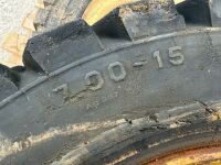 2No. ASSORTED FORKLIFT TYRES & RIMS - 5