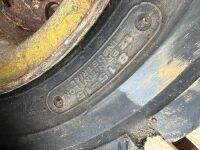 2No. ASSORTED FORKLIFT TYRES & RIMS - 8