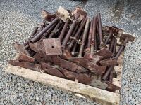 PALLET TO INC. APPROX. 50No. ADJUSTABLE FEET TO SUIT SCAFFOLDING